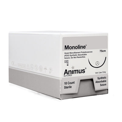 Animus Monoline (PDO) Swaged - Box of 10