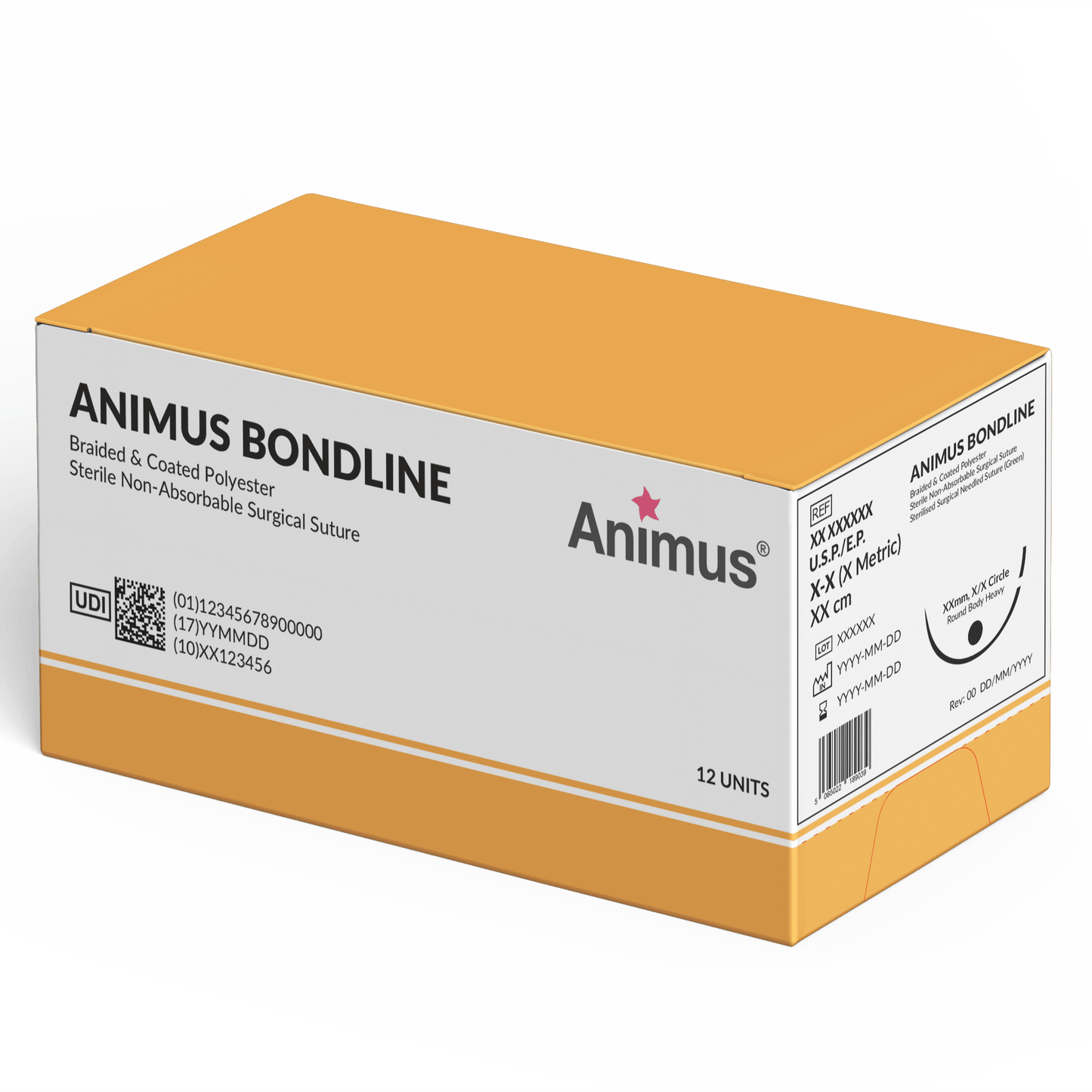 Animus Bondline Reverse Cutting Suture - Box of 12 - Animus Surgical - Animus Surgical