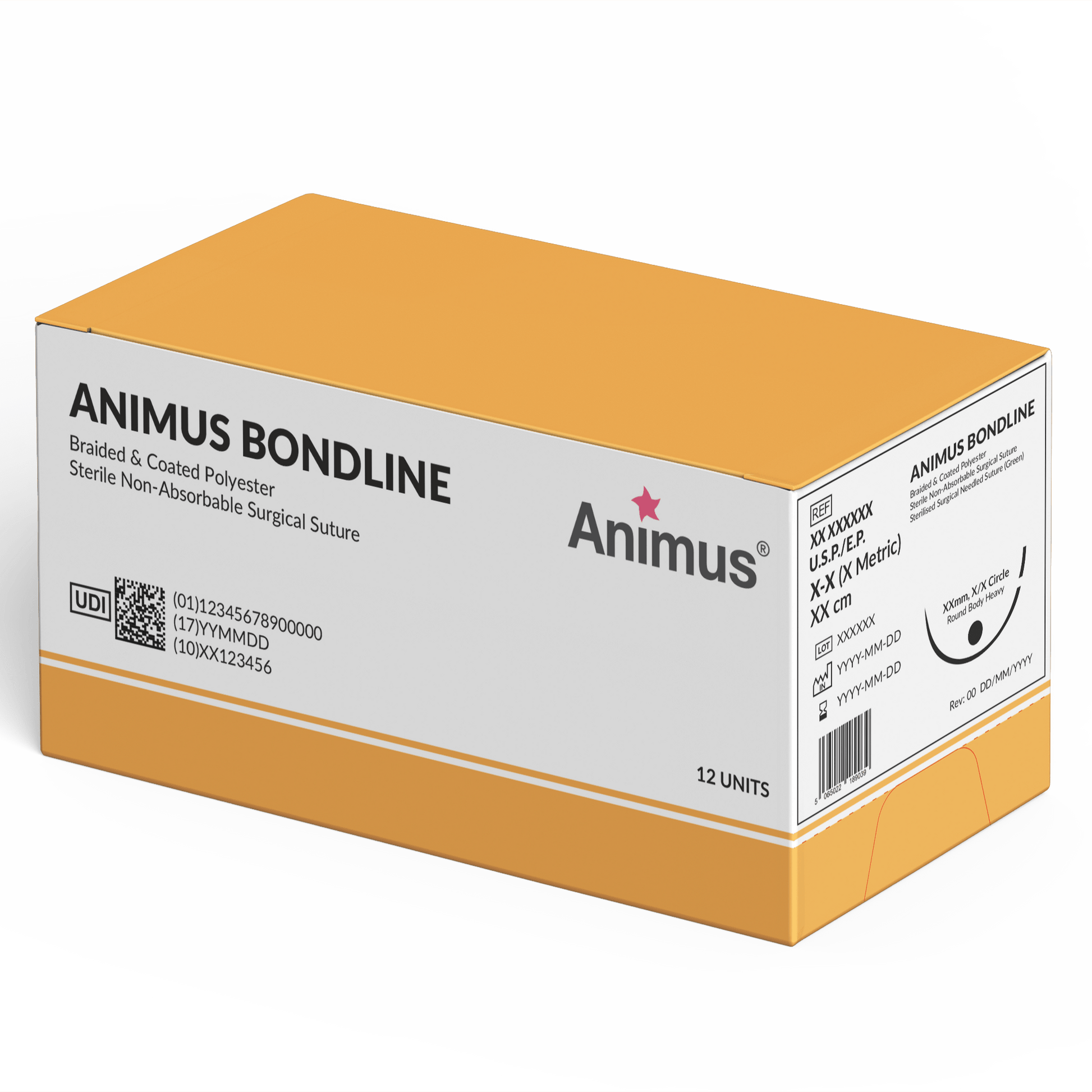 Animus Bondline Reverse Cutting Suture - Box of 12 - Animus Surgical - Animus Surgical