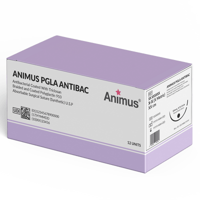 Animus (PGLA FAST) Antibac - Box of 12 - Animus Surgical - Animus Surgical