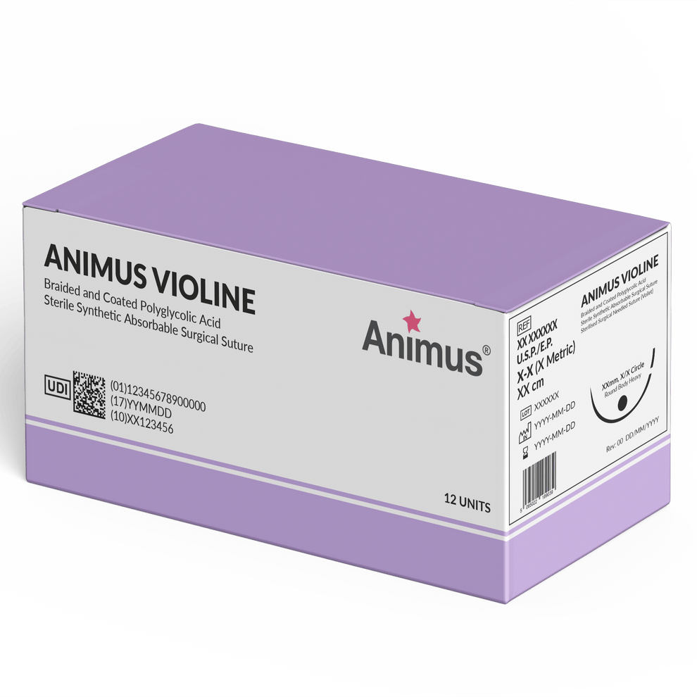 Animus Violine (PGA) Swaged - Box of 12 – Animus Surgical